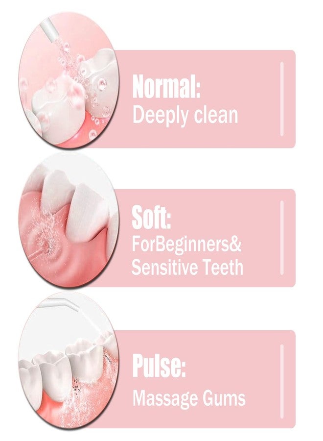 Pinkind 3 Pack Water Flosser Replacement Tips for Oralfree, Nicwell, Nicefeel, COSLUS, Oral Irrigator Jet Tip Nozzel fits for Mospro, Zerhunt Water Flosser, White - Image 5